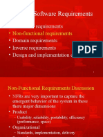 Kinds of Software Requirements