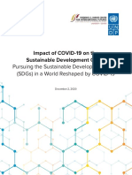 Impact of COVID-19 On The SDGs