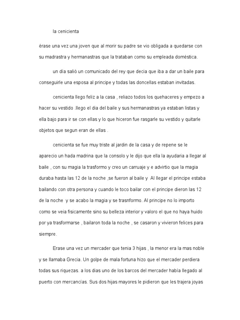 La Cenicienta | PDF