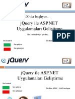 Jquery Ile ASP - NET Uygulamaları Geliştirme