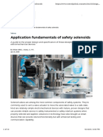 Application Fundamentals of Safety Solenoids