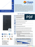 RSM72-6-330M-350M/5BB 72 Cell 330-350Wp 1500VDC 18.0%: High Performance Monocrystalline Module