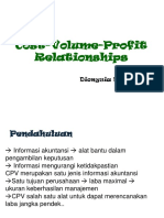 Cost Volume Profit Analysis (CVP Analysis)