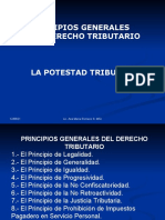 Principios tributarios y potestad tributaria