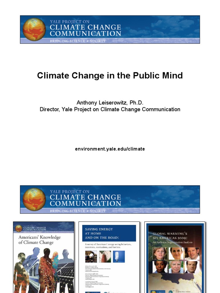 Global Awareness of Climate Change | PDF | Climate Change | Climate