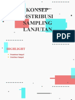 Konsep Distribusi Sampling Lanjutan