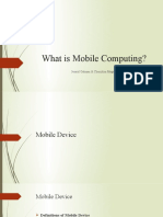 What is Mobile Computing