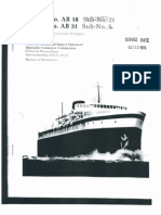 1976 - TOC and Part 1, ICC Environmental Impact Study of C&O Railroad Lake Michigan Ferries SS Badger and SS Spartan.
