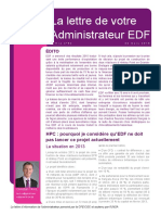 La Lettre N 62 Administrateur Salarie EDF