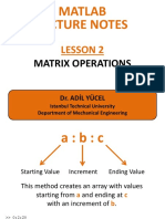 Ch2 - Vectors and Matrices