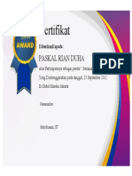 Desain Certificate Template Format