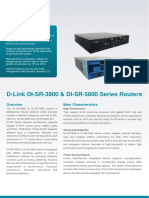 D-Link DI-SR 3800 5800 - 1 Series Router Datasheet