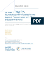 Data Integrity - Identifying and Protecting Assets Against Ransomware and Other Destructive Events
