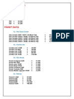 Pulsa Operator: XL / Xtra Data Combo