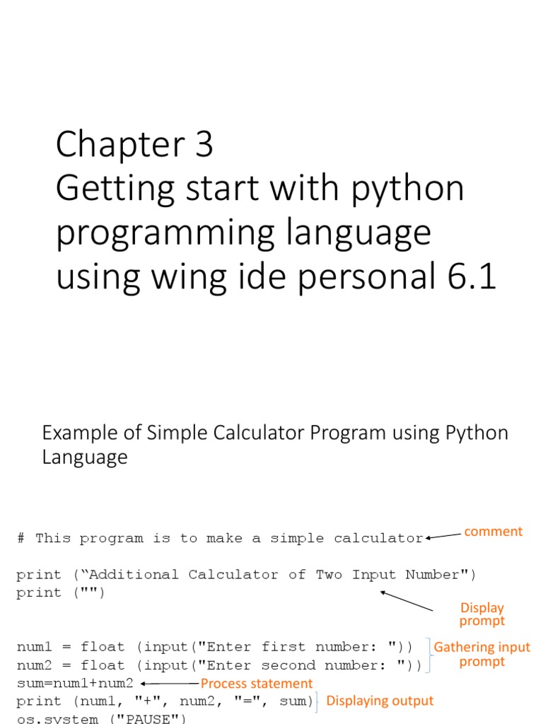 Python Programming Basics with Wing IDE | PDF | Data Type | Variable ...