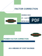 Power Factor Correction: Wiseman Nene Eit - Electrical Eston Sugar Mill