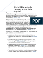 Predicciones bíblicas sobre el egoísmo humano