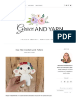 Free Mini Crochet Lamb Pattern: A Place of Creativity, Inspiration, and Joy