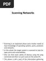 Scanning Networks