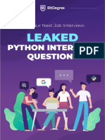 Nail Your Next Job Interview Leaked Python Interview Questions