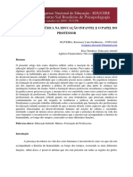 A Inserção Da Música Na Educação Infantil e o Papel Do