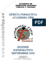 Catalogo de Cursos - FIPP SEPTIEMBRE 2020