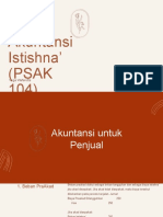 Akuntansi Istishna' (PSAK 104)