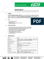 Polymer Modified Mortar