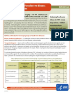 Dados 2011 fodborne diseases USA