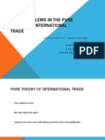 Some Problems in The Pure Theory of International Trade: Presented By: Adan Fatima