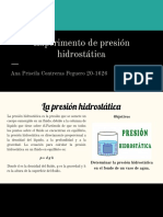 Experimento Presion Hidroestatica