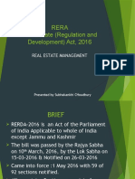 Rera Real Estate (Regulation and Development) Act, 2016