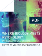 (Bradford Books) Valerie Gray Hardcastle-Where Biology Meets Psychology - Philosophical Essays - MIT Press (1999)