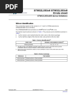 DM00114891-ES0253 STM32L053x6-8 Device Limitations (Version 5)