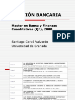 Gestión Bancaria: Master en Banca y Finanzas Cuantitativas (QF), 2008