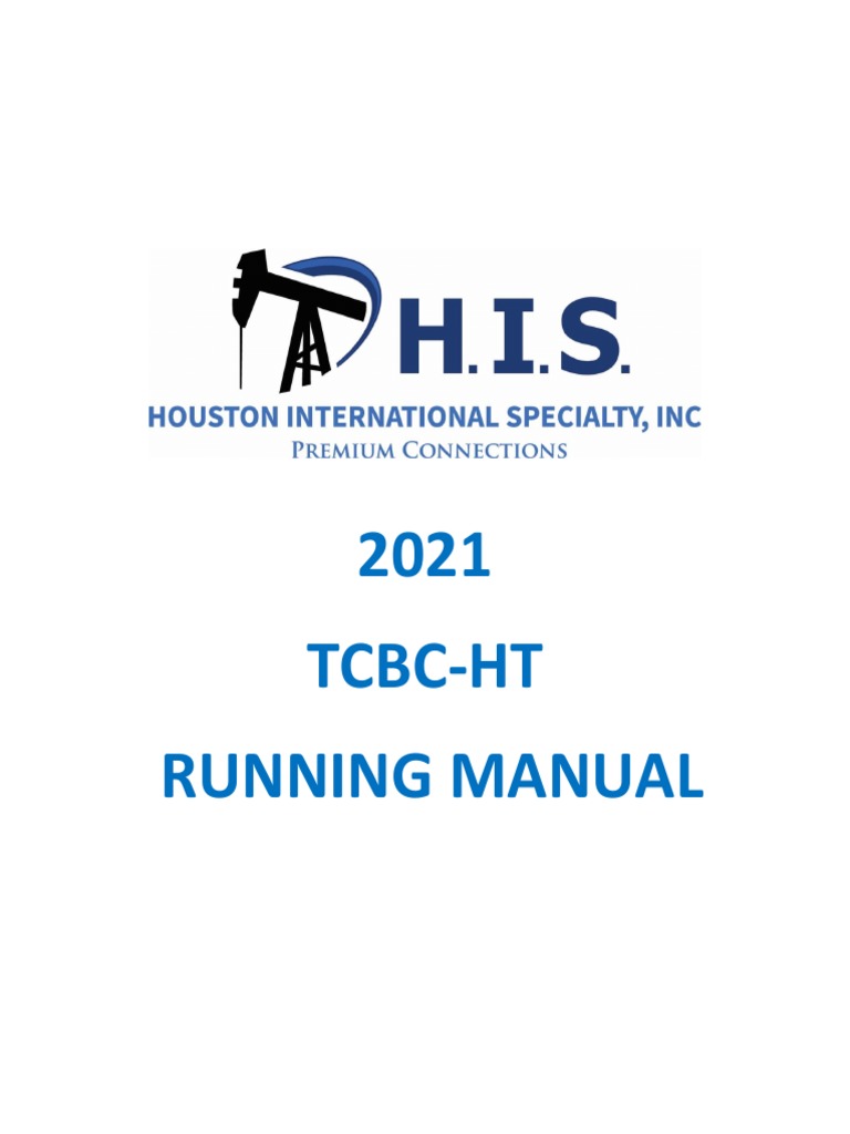 TCBC-HT Connector Running Manual | PDF | Electrical Connector | Torque