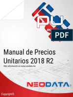 Manual de Precios Unitarios 2018R2