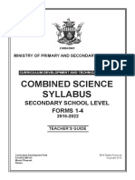 Combined Science Forms 1-4