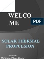 Solar Thermal Propulsion