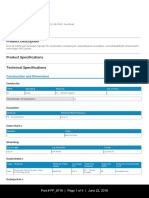 Product Description: Construction and Dimensions