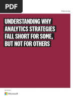 Understanding Why Analytics Strategies Fall Short For Some, But Not For Others