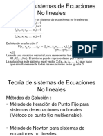 Teoria de Sistemas de Ecuaciones No Line