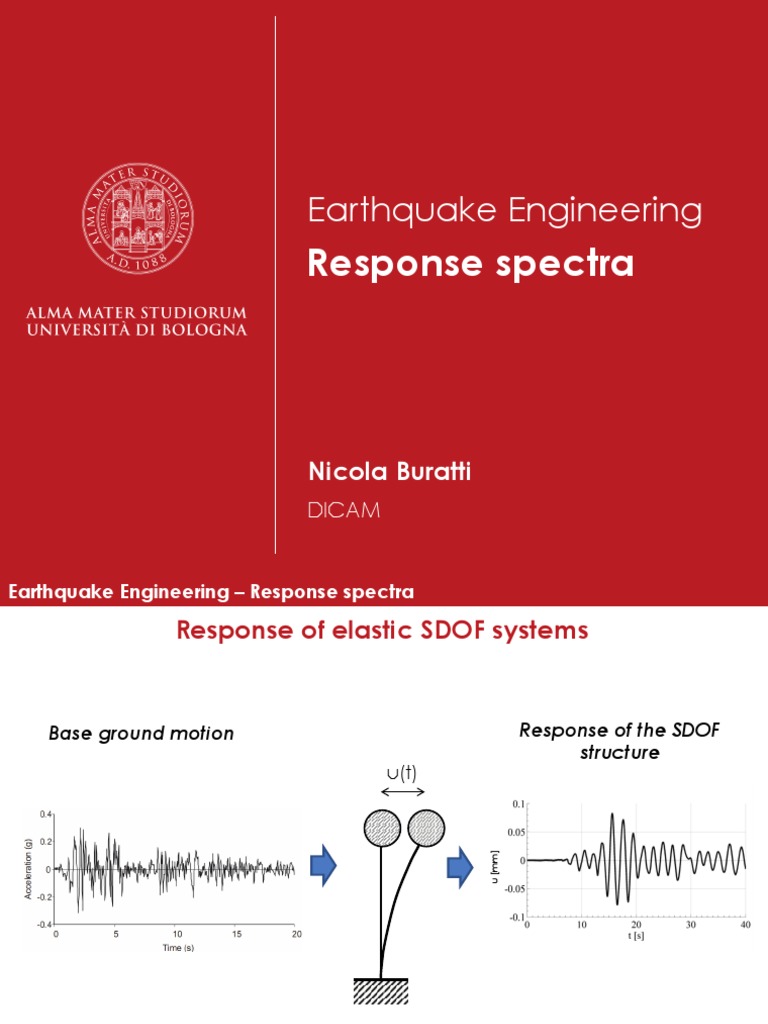 Elastic Response Spectra in Earthquake Engineering | PDF | Spectrum ...