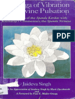 Spanda Karika The Yoga of Vibration and Divine Pulsation SUNY Edition - Jaideva Singh - Editable