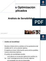 Analisis de Sensibilidad