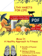 Healthy Habits Presentation Week 3