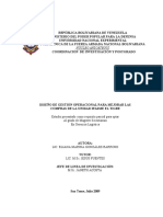 Unefa Tesis Gerencia Logistica Diseño de Gestion Operacional Para Mejorar Las Compras de La Unidad Ipasme El Tigre