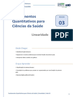 Aula 03 - Fundamentos Quantitativos para Ciências Da Saúde