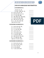 Ejercicios de Matemáticas Tareas