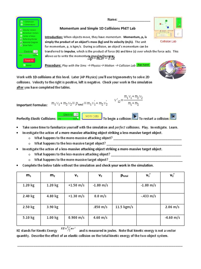 Phet collision lab pdf collision momentum